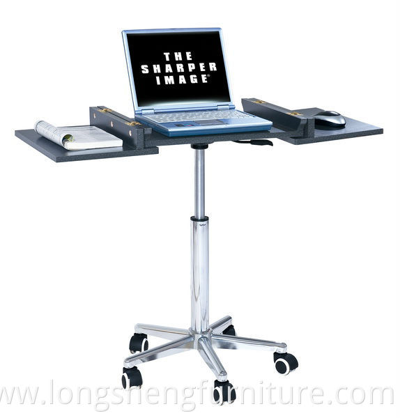 Furniture to home Multifunctional laptop table on wheels / swivel adjustable laptop table